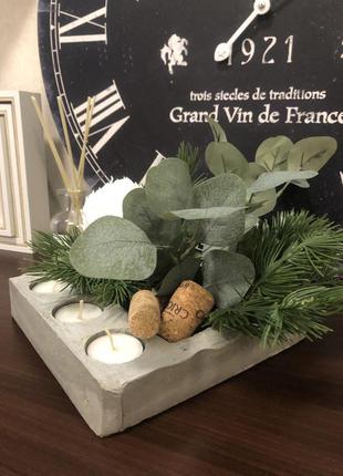 Подсвечник/ новогодний декор