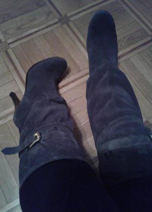 Сапоги деми утепленные michael kors оригинал замш 40р