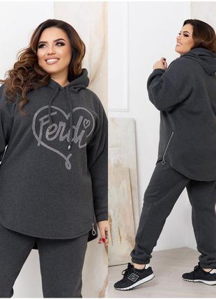 Костюм споптивный тканина: трехнить на флісі(начіс). кольори: червоний, графіт, чорний, синій, хакі, марсала.