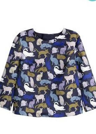 Топ фактурний cats сіро-блакитний