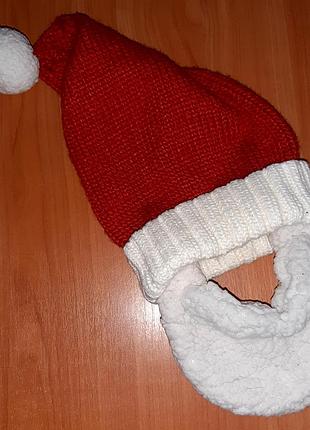 Новогодняя шапка санты