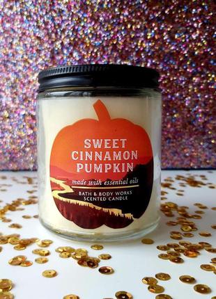 Ароматизована свічка sweet cinnamon pumpkin