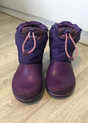 Зимние сапоги crocs