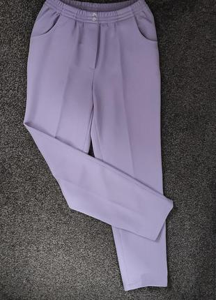Штани слоучи лавандові