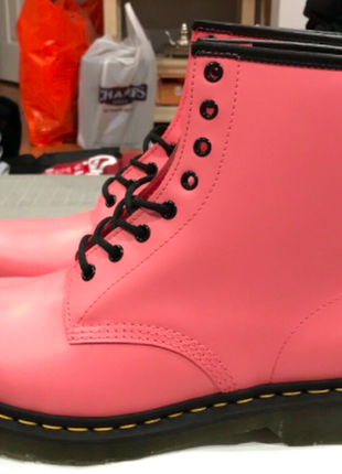 Ботинки dr.martens 1460 smooth  acid pink   оригинал7 фото