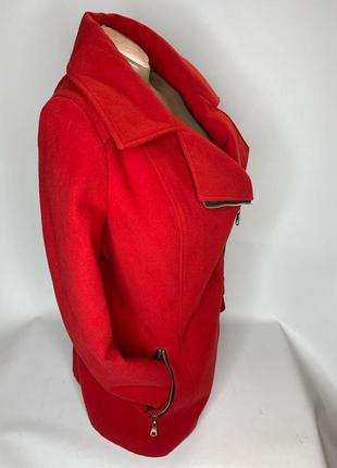 Красное кашемировое пальто2 фото