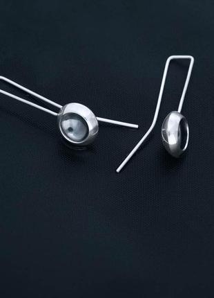 Срібні сережки dome earrings hovsepian designs
