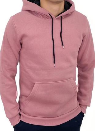 Худи с начёсом лиловый m xl 2xl