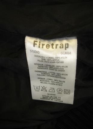 Теплая пуховая куртка с капюшоном "firetrap "   вьетнам10 фото