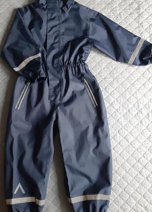 Дитячий дощовик комбінезон водонепроникний цілісний відрядний демісезон грязепруф проти дощу штани