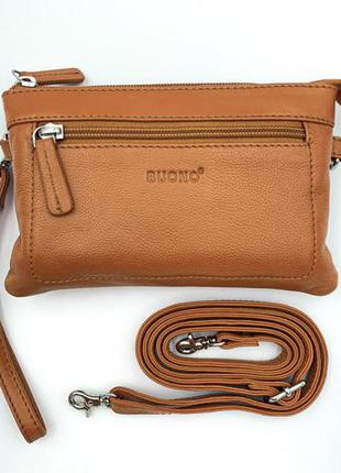 Жіноча шкіряна сумка бананка клатч cross-body buono (08-10981 )