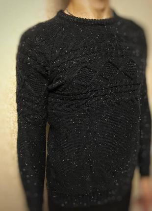 Мужской вязаный свитер с вкраплениями cedarwood state3 фото