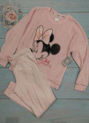 Теплая пижамка/ костюм для дома disney р. l/12/40 - xl/42/14