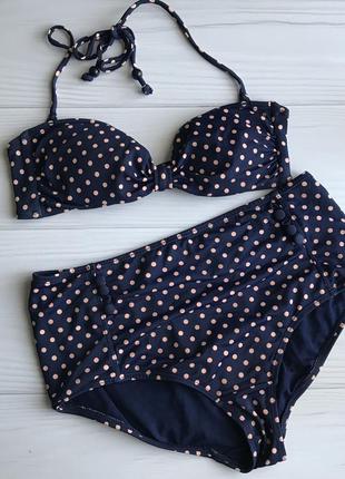 Ліф купальника в горошок h&m
