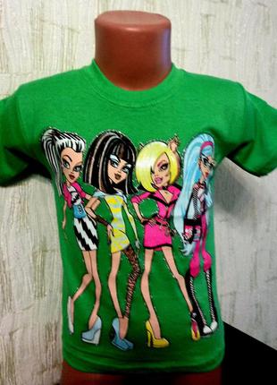 Футболка детская для девочки монстр хай 104,110
