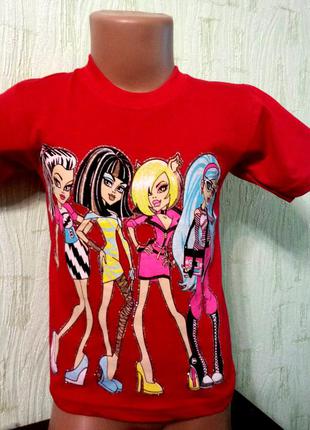 Футболка детская для девочки монстр хай 104