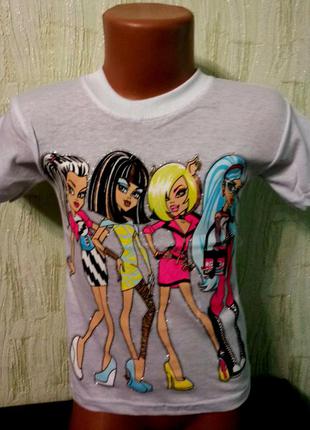 Футболка я для девочки монстр хай 104