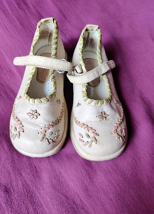 Кожаные итальянские туфли, туфельки