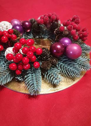 Новорічний підсвічник