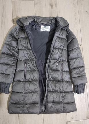 Классное удобное зимнее пальто на рост 128-1342 фото