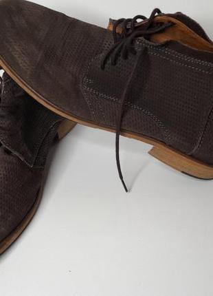 Ботинки замша