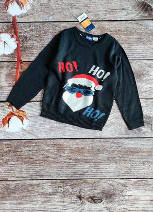 Новогодний свитер, джемпер на мальчика от лупилу