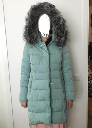 Женский тёплый  лёгкий пуховик лёгкое зимнее тёплое  пальто женское7 фото