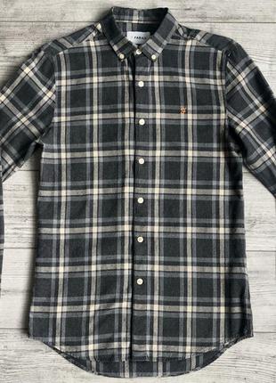 Сорочка\рубашка farah fal coal flannel check shirt1 фото