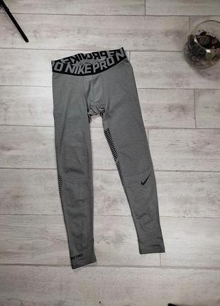 Мужские компрессионные лосины термо nike pro combat compression