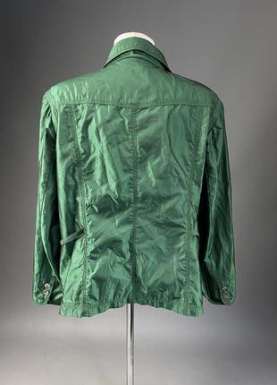 Куртка ветровкая frank walder, зеленая, качественная2 фото