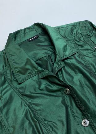 Куртка ветровкая frank walder, зеленая, качественная7 фото