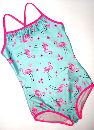 Сдельный купальник george 9-10 лет фламинго (идеал)