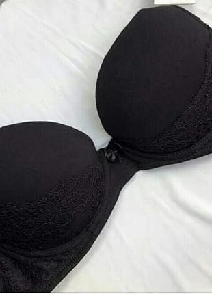 Бюстгальтер хб с большим пуш-ап
