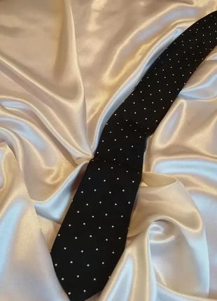 Чорний дизайнерський галстук2 фото