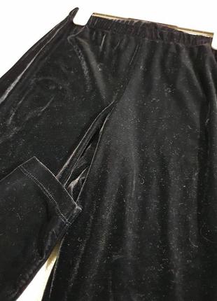 Бархатные,черные лосины asos4 фото