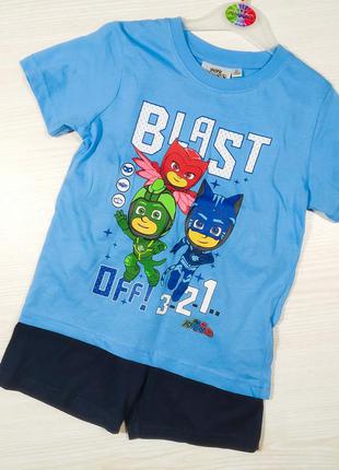 Трикотажна піжама герої в масках на 5 р 110 см