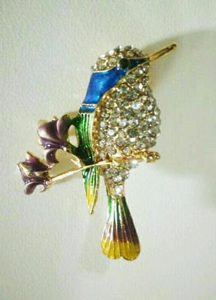 Брошка пташка