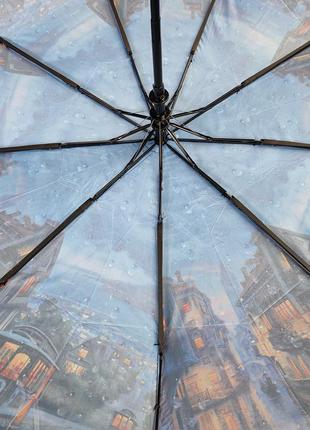 Стильный женский зонт с рисунками городов8 фото