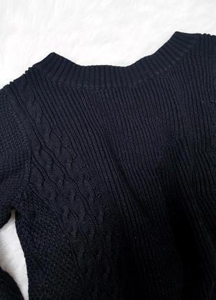 Вязаный теплый универсальный базовый классический свитер3 фото