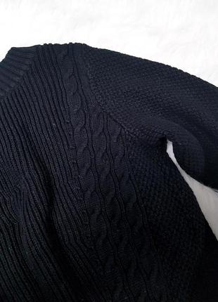 Вязаный теплый универсальный базовый классический свитер4 фото