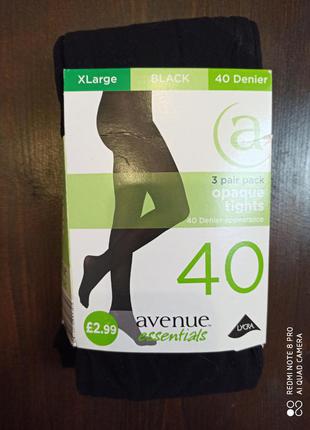 Колготки avenue,  xl,  40 ден (3 пары) .