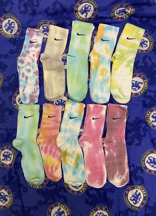Шкарпетки тайдай tie dye