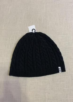 Чорна шапка,візерунок « коси»