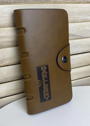 Мужской стильный новый кошелек гаманець портмоне клатч зажим для денег5 фото