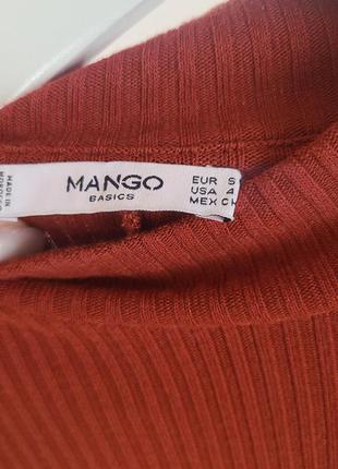 Платье в рубчик mango