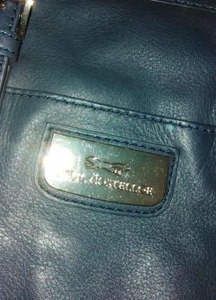 Фирменная новая синяя кожаная сумка paul costelloe2 фото
