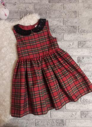 Красиве нарядне плаття сарафан на дівчинку 18-24 місяці