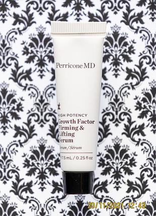 Ліфтинг сироватка для зміцнення пружності шкіри perricone md growth factor lifting & firming serum