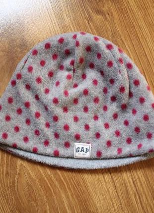 Унисекс флисовая шапка gap kids