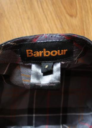 Ващеная кепка barbour waxed cotton baker boy hat3 фото